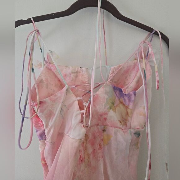 For Love And Lemons Lisa Floral Maxi Dress NWOT - Picture 7 of 11